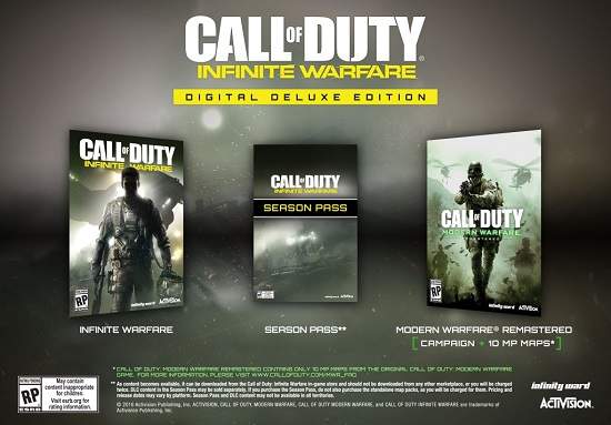 Call of Duty: Infinite Warfare 將用大膽而且創新的設定來呈現經典的戰爭故事，重新定義本系列作品 全新一代的 Call of Duty 將於 11 月 4 日週五於PlayStation®4推出