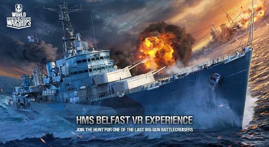 《戰艦世界》HMS Belfast VR影片全新虛擬實境體驗全新VR體驗探索英國巡洋艦《戰艦世界》同步釋出加值戰艦