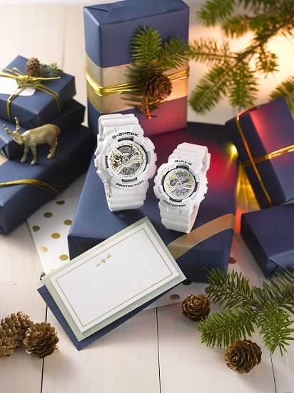 G-SHOCK & BABY-G 2016 LOVER'S COLLECTION天使與惡魔聖誕套組對錶 復刻推出20週年帆布紀念套組