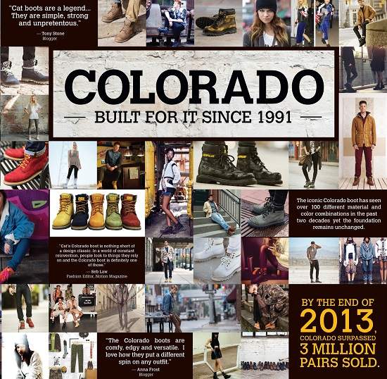 CAT Colorado經典靴 歡慶上市25週年即日起至12/25止 25%OFF