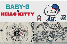 BABY-G × HELLO KITTY 全新聯名預告短片打造出女孩專屬的街頭塗鴉風