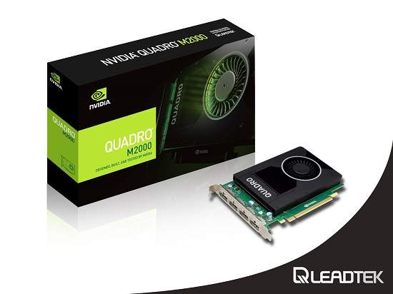 麗臺科技推出Quadro M2000 加快產品開發及數位內容建立速度