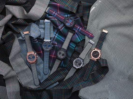 宇舶錶震撼發佈當瑞士製錶專家遇上義大利裁縫大師Hublot與Italia Independent再度攜手將頂級訂製西服珍貴布料化身為優雅計時碼錶全新Classic Fusion Italia Independent盛裝登場