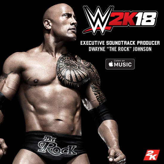 2K宣佈由Dwayne Johnson擔任《WWE 2K18》遊戲配樂執行製作人配樂即日起可透過Apple Music串流收聽