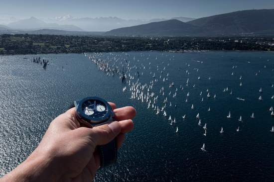 乘風破浪日內瓦湖進入宇舶時間榮任歐洲規模最大的湖上帆船賽官方計時經典融合系列Bol d'Or Mirabaud 2017限量計時碼錶