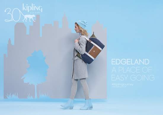 KIPLING Edgeland秋日系列  Cool. Calm. Collected  追求自我生活質感 愜意輕盈地穿梭於城市與戶外