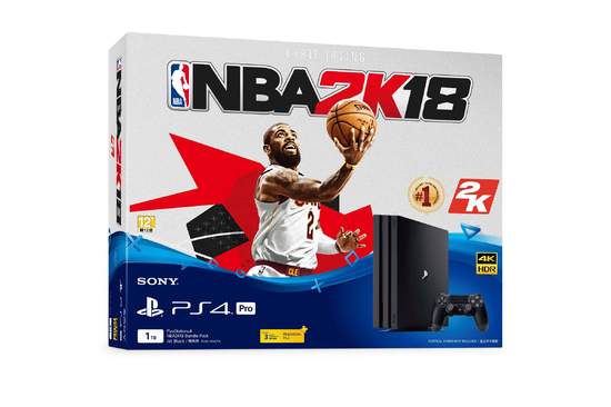「PlayStation®4 Pro NBA2K18同捆」9月19日登場 建議售價新台幣14,680元 