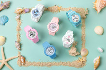 BABY-G Beach Colors Series全新系列夢幻湖水藍與浪漫櫻花粉 完美打造夏季海洋風格