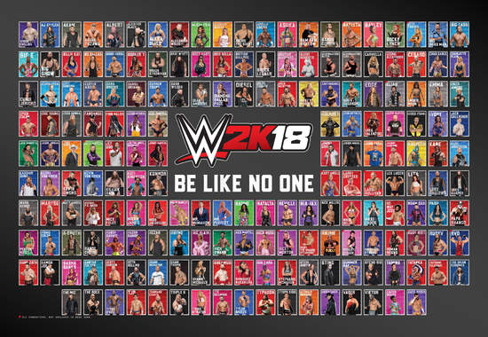 與眾不同、出類拔萃 -PlayStation®4和Xbox One版《WWE 2K18》現已推出
