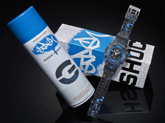 G-SHOCK與紐約傳奇塗鴉大師STASH首次聯名噴墨塗鴉錶身及獨一無二噴漆罐外包裝