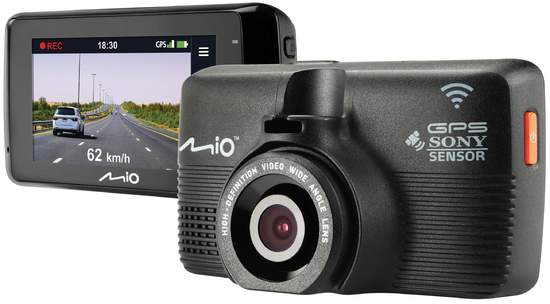 行車記錄器4.0時代 碰撞自動傳 手機馬上看  Mio推出MiVue 7系列WIFI機種  搭配1080P後鏡頭前後影像通通錄