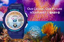 BABY-G致力支持珊瑚礁生態保育攜手AQUA PLANET非營利環保組織 推出聯名錶款BGA-250AP