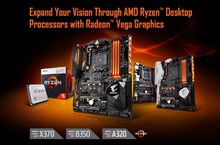 技嘉全系列AM4主機板完美支援搭載內顯的AMD Ryzen™處理器
