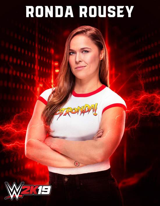 「Rowdy」Ronda Rousey以《WWE 2K19》預購特典角色首次在電玩遊戲中登場
