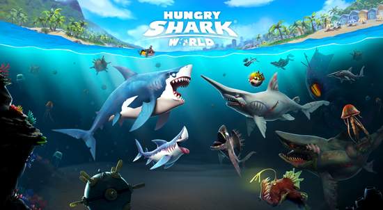 歡慶系列作全球突破 5 億次下載  《飢餓鯊：世界》今起潛向家用主機