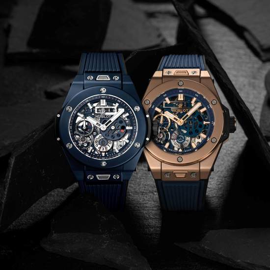 BIG BANG MECA-10藍陶瓷腕錶 十日長效動力儲能悍勁耀眼外型  展現父親瀟灑王者風範