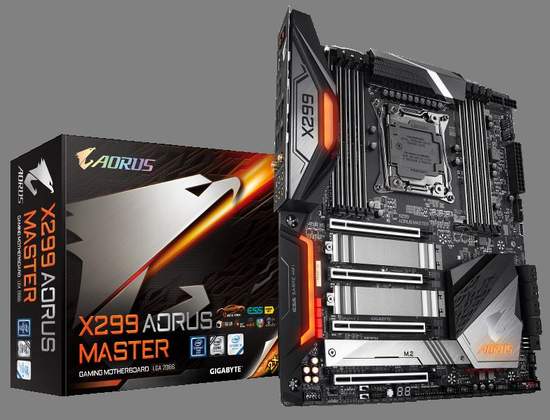 技嘉發表X299 AORUS MASTER主機板     絕佳設計輔以殺手級運用 完美發揮第9代Intel® Core™ X處理器的極致效能