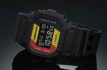 G-SHOCK攜手洛杉磯生活風格品牌THE HUNDREDS 以經典DW-5600系列推出聯名款 全黑外觀搭配搶眼獨特設計錶面