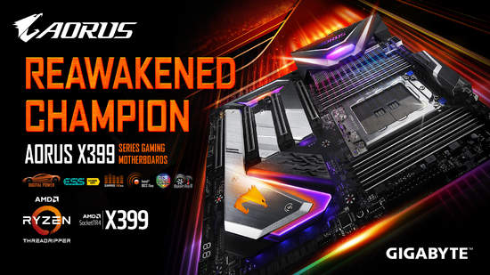 技嘉推出最新X399 AORUS XTREME主機板  喚醒全新32核心AMD Ryzen™ Threadripper™處理器的冠軍魂