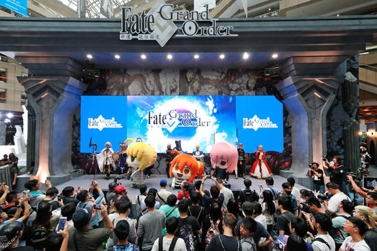 《Fate/Grand Order》2018 台灣國際電玩電競展登場，開展首日展區人潮湧現