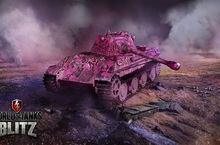 限定粉紅色迷彩戰車抵達《戰車世界：閃擊戰》