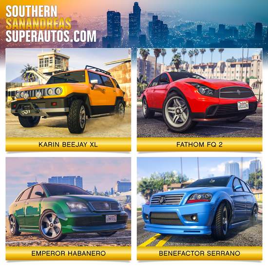 GTA 線上模式：南聖安地列斯超級汽車物品清單更新