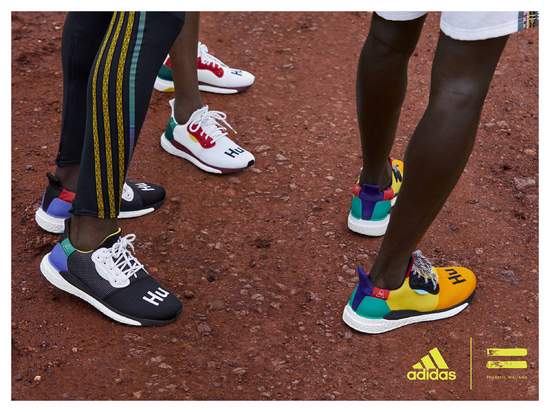 adidas攜手Pharrell Williams推出全新SOLARHU系列   五彩繽紛東非風情   向非洲長跑文化致敬 即日起重磅上市