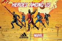 MARVEL熱襲捲全球！adidas推Heroes Among Us聯名戰靴 眾球星組「復仇者聯盟」橫掃球場　即日起同步開戰
