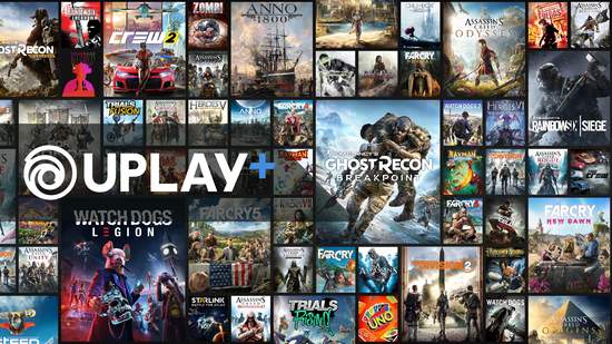 UBISOFT 發表遊戲訂閱服務 UPLAY+   Uplay+ 的訂閱玩家將可暢玩超過 100 款 Ubisoft 遊戲，包括最新發行的新作品