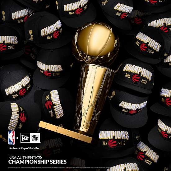多倫多暴龍隊登頂2018-19 NBA總冠軍 NEW ERA冠軍帽首波限量發售慶賀力挺！