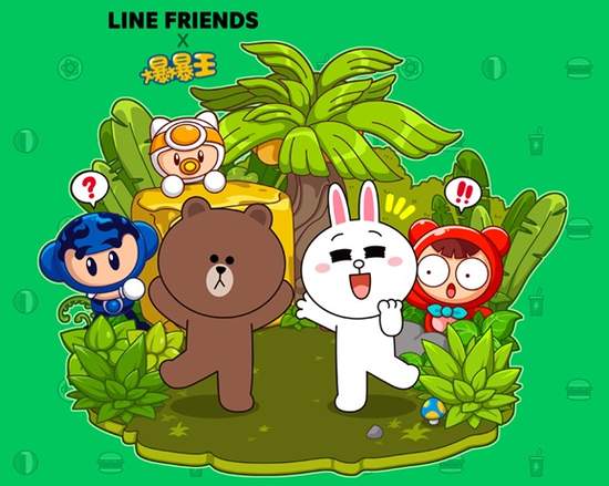 新年首波改版爆可愛 《爆爆王》X LINE FRIENDS今盛大開跑 「熊大」、「兔兔」新角色首登場  超可愛合作地圖同步開放