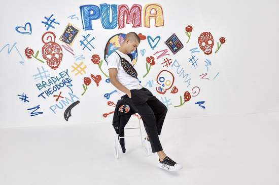  PUMA SELECT 2019 首波重磅聯名 街頭塗鴉大師Bradley Theodore解放自由靈魂 怪奇骷髏頭滿彩印花  大玩俏皮圖騰時尚