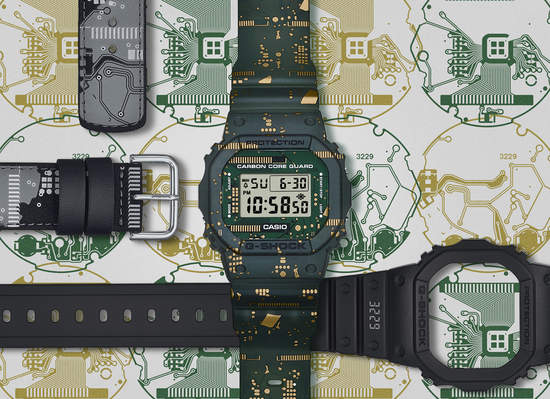 G-SHOCK「電路板」替換式錶圈/錶帶組 變身改裝樂趣無窮 多元風格一錶搞定 