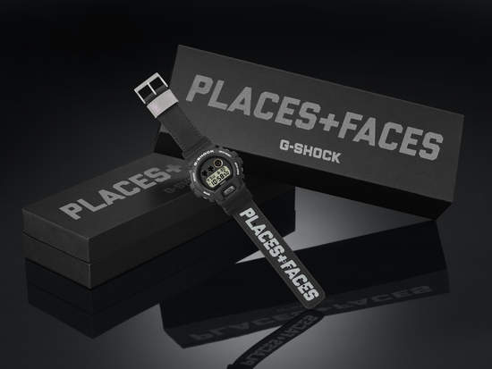 G-SHOCK 首度攜手 PLACES+FACE 招牌反光材質設計融入錶款中 