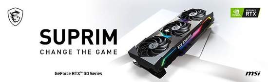 蛻變 :  MSI 發佈GeForce RTX 30 SUPRIM系列顯示卡