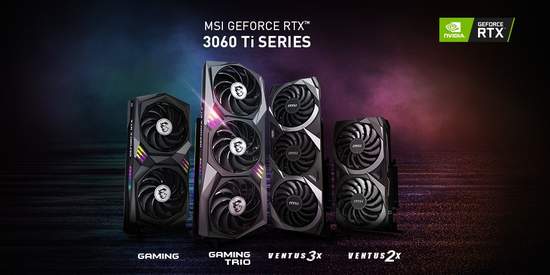 微星科技發佈 GeForce RTX™ 3060 Ti 系列顯卡