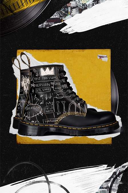 繽紛有型！玩酷首選！ 致敬Jean-Michel Basquiat偉大畫作 Dr. Martens推出限定鞋款、個性靴款Ziggy同步強悍登場！