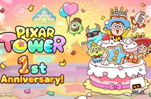 《LINE：Pixar Tower》歡慶一週年！ 完成任務就可獲得知名日本插畫家 MOGU 繪製的週年慶貼圖