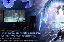 MSI與最大遊戲發行商Capcom  獨家首度合作MONSTER HUNTER WORLD: ICEBORNE 提供遊戲燈光Ambient Link功能!