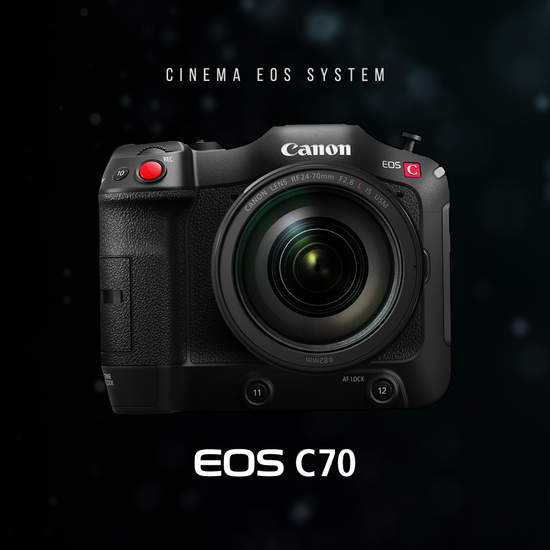 首台採用RF鏡頭接環結合Cinema EOS頂尖攝影科技