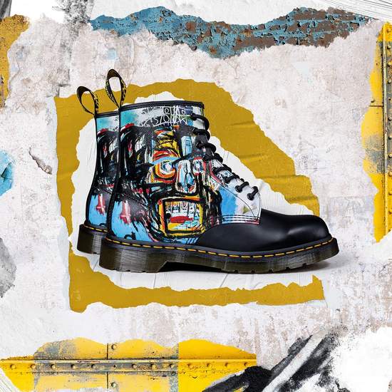 難以被超越！Basquiat神級塗鴉再度化身 Dr. Martens完美外衣 結合經典馬汀靴延續不朽的街頭文化傳奇!