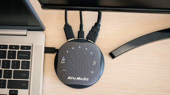 首日預購達標突破200% 圓剛AVerMedia推出全新智慧抗噪音箱