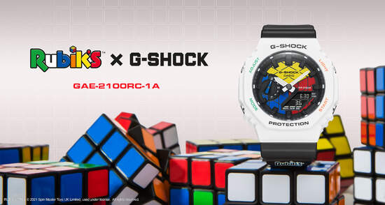 Rubik’s x G-SHOCK 魔術方塊聯名 隨心所欲旋轉你的風格
