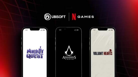 Netflix 與 Ubisoft 合作從 2023 年起為全球會員打造三款獨家行動裝置遊戲