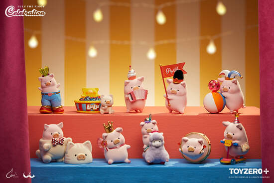 最萌歡樂派對！潮玩品牌TOYZEROPLUS全新罐頭豬LuLu歡樂時光系列幸福登場