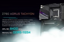 技嘉Z790 AORUS TACHYON主機板創下DDR5記憶體超頻世界紀錄