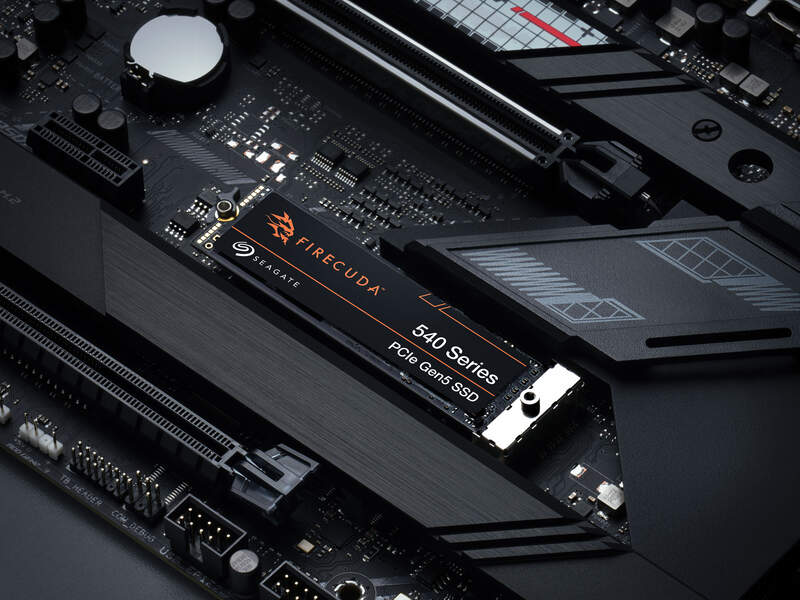 Seagate FireCuda 540 PCIe Gen5 NVMe SSD 以超群的效能開啟新戰場