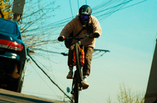 尹筠相為演出登山越野的自行車高手 狂練習騎車技術 許多畫面親自上陣 展現苦練成果