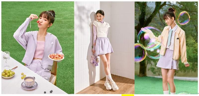 adidas Sportswear早春新時尚 粉紫色迷人穿搭 拉鍊細節增添律動之姿 活力少女繽紛登場！