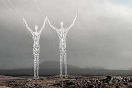 人形高壓電塔 人形高壓電塔